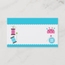 Recherche de couture conception cartes visite Fil