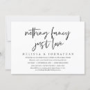 Recherche de décontracté mariage invitations Noir et blanc