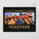 Recherche de guerre mondiale 2 cartes postales Britannique
