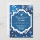 Recherche de winter wonderland baby shower invitations Flocons de neige