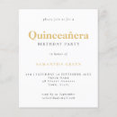 Recherche de quinceañera Minimaliste