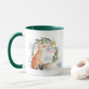 Recherche de beau renard tasses Aquarelle