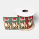 Recherche de bulldog rubans Noël