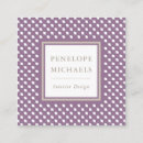 Recherche de blanc violet cartes visite Chic