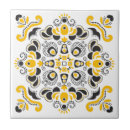 Recherche de jaune et noir carreaux Moderne