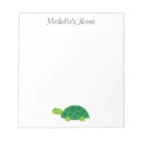 Recherche de tortues blocsnotes Vert
