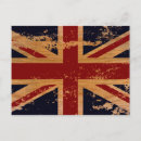 Recherche de drapeau vintage cartes postales Royaume uni