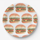 Recherche de burger assiettes en papier Été
