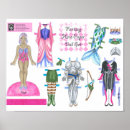 Recherche de poupée de papier posters Mode