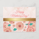 Recherche de marbre cartes postales Aquarelle florale