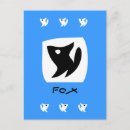 Recherche de illustration renard cartes postales Animal sauvage