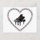 Recherche de touches cartes postales Musical