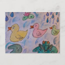 Recherche de canette cartes postales Aquarelle