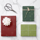 Recherche de vert pin papier cadeau Motif