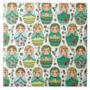 Recherche de poupée carreaux Russe