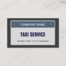 Recherche de service taxi limousine cartes visite Automobile