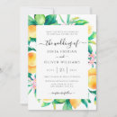 Recherche de citrus mariage invitations Citron
