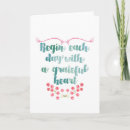 Recherche de chaque jour vœux cartes Typographie