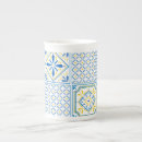 Recherche de bleu méditerranéen tasses Jaune