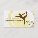 Zoek naar yoga klasse visitekaartjes Leraar