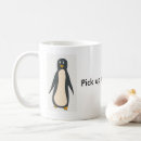 Recherche de le pingouin tasses Oiseaux