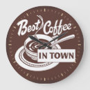 Recherche de tasse de café horloges Barman