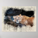Recherche de lion abstrait art Artistique