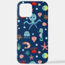 Recherche de créature marine iphone coques Bleu