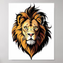Recherche de dessin de lion posters Tête