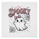 Recherche de fantômes mignons posters Citrouille