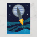 Recherche de fiction cartes postales Vaisseau spatial