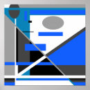 Zoek naar grey abstract kunst Blauw