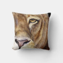 Recherche de visage lion coussins Sauvage