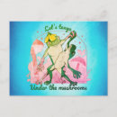 Recherche de grenouille mignonne cartes postales Champignon