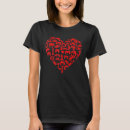 Zoek naar valentijnskaarten dag tshirts Hart