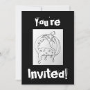 Recherche de happy halloween invitations Noir et blanc