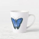 Recherche de papillon bleu morpho tasses Nature