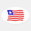 Recherche de liberia autocollants Drapeau
