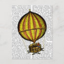 Recherche de rouge et jaune cartes postales Steampunk