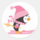 Recherche de ski de pingouin autocollants Vacances