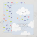 Recherche de coeurs bleus invitations Aspersion pour bébé