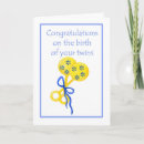 Zoek naar tweeling geboorte kaarten Felicitatie