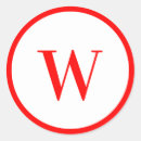 Recherche de boîte aux lettres autocollants Initiale