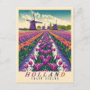 Recherche de fleurs de tulipe cartes postales Moulin