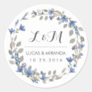 Recherche de fleurs bleues autocollants Couronne florale