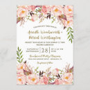 Recherche de blush pink mariage invitations Floral