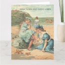 Recherche de vintages femmes vœux cartes Océan