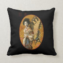 Recherche de japonais geisha coussins Cru