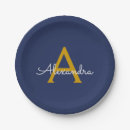 Recherche de sweet assiettes en papier Monogramme