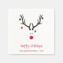 Zoek naar rendieren servetten Minimalistisch